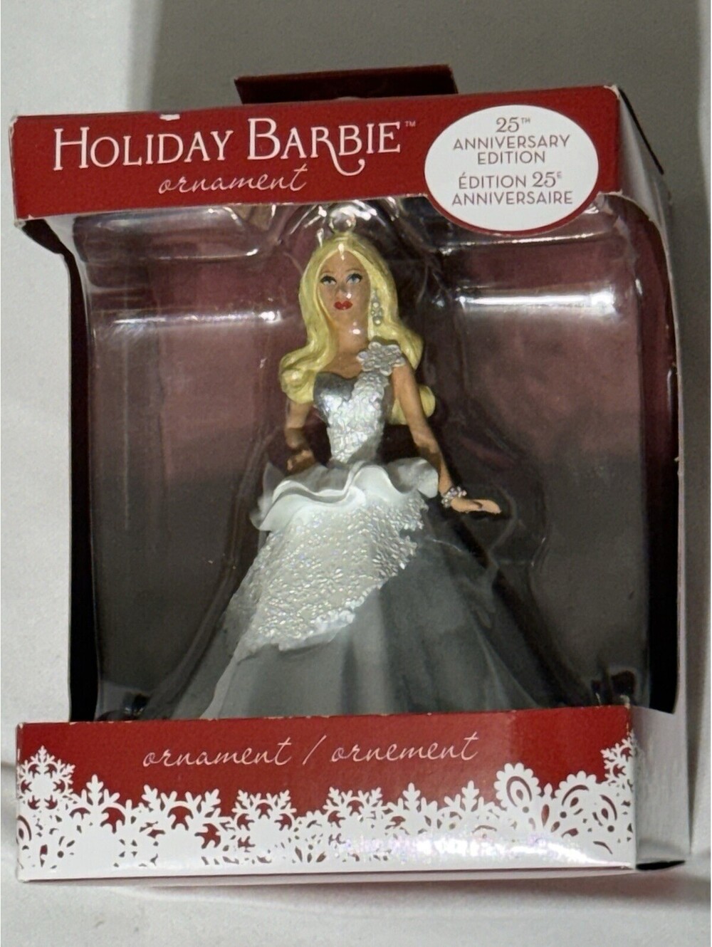 Holiday Barbie Christmas Ornament 25th Anniversary American Greetings 2013